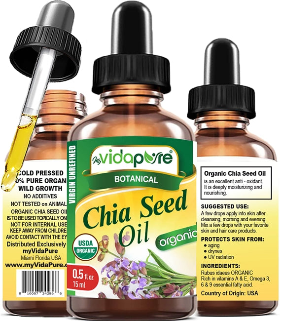 Organic Chia Seed Oil